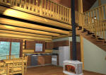 Treasure Log Cabin-Interior-1