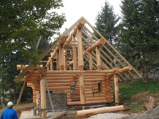 Slokana Log Homes- Log cabin picture.